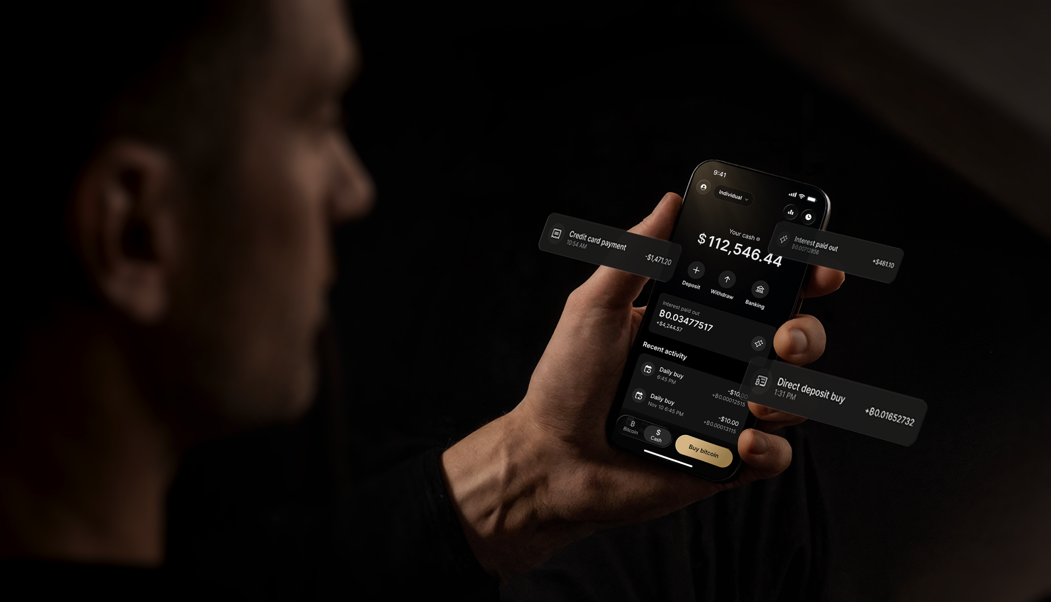 Banking with Bitcoin hero