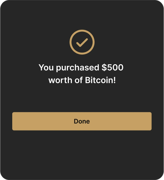 Step 3: Buying Bitcoin on River