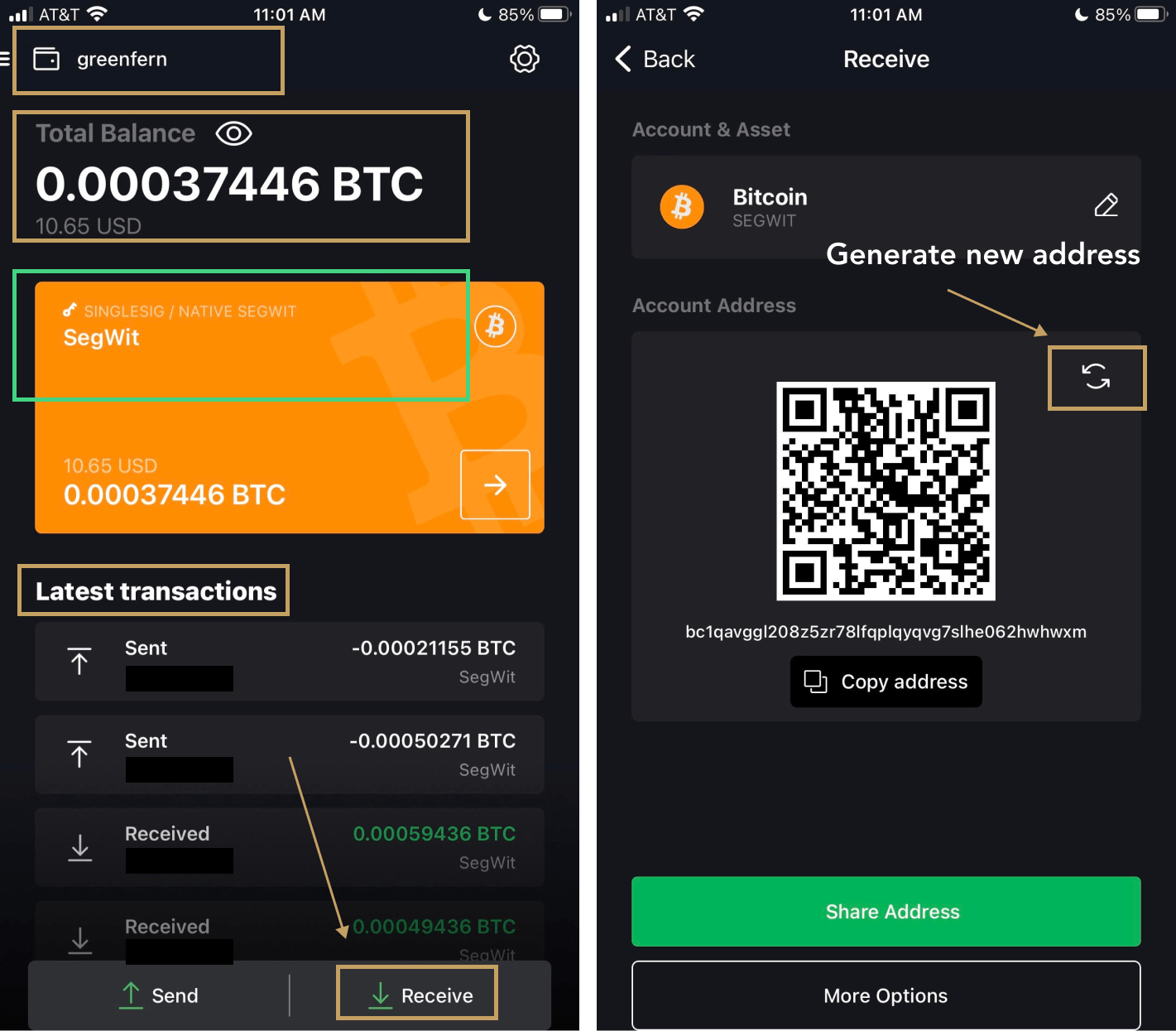 Green Wallet demo