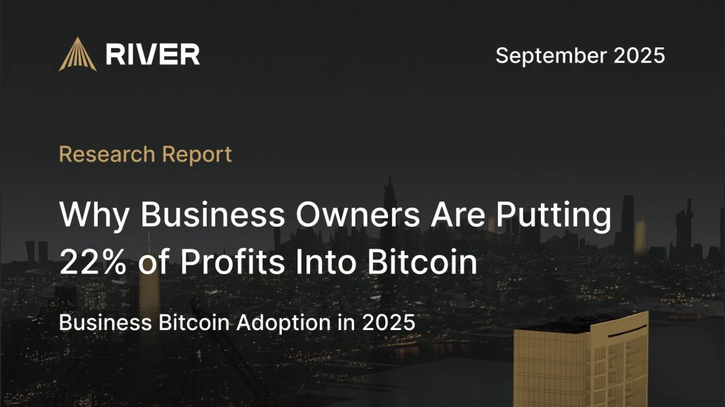Why Business Owners Are Putting 22% of Profits Into Bitcoin