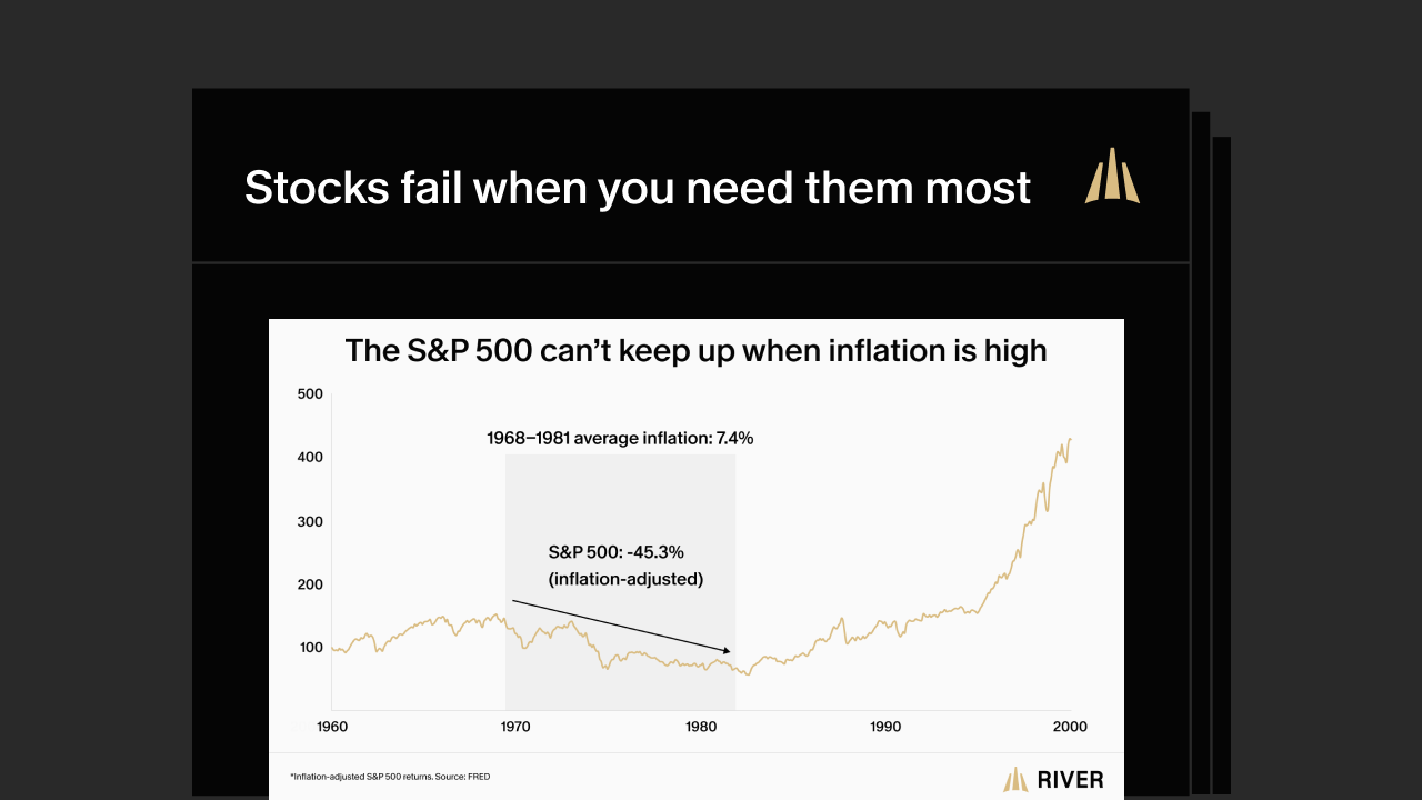 Stocks fail when you need them most